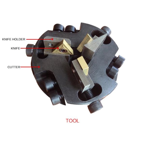 Double Head Steel Radius Countersink External Deburring Drill Shell Casing Bolt Pipe End Tube