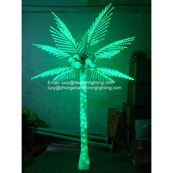 color changing led palm tree light