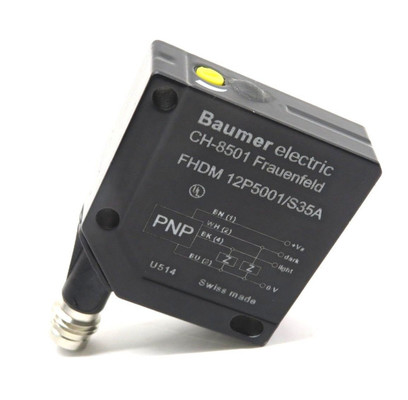 FHDM 12P5001 Diffuse Sensor With Background Suppression