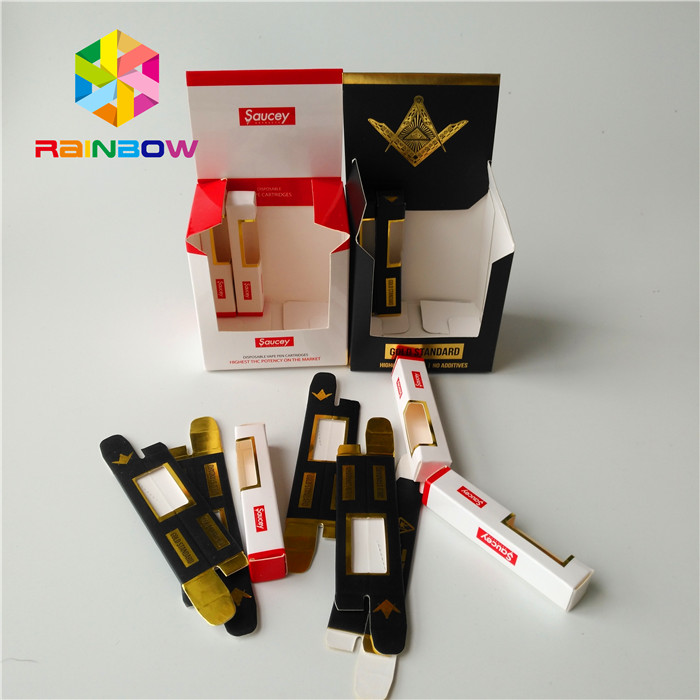 Waterproof Hologram Custom Printed Paper Boxes Printed Eyelash Box Packaging