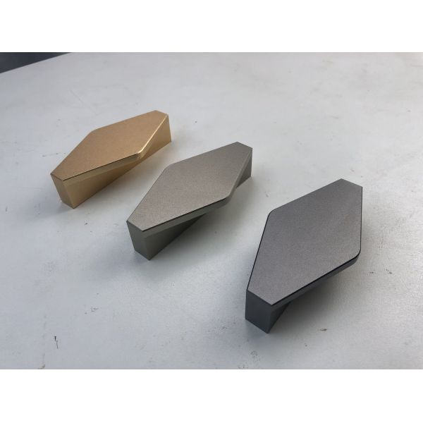 Custom Rhombus Gold Kitchen Cupboard Handles For Home Hardware
