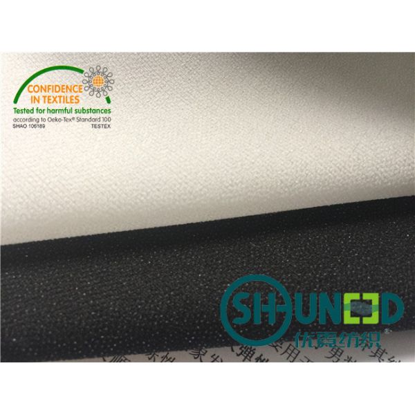 Double Dot Pa Coating Twill Weave Lining And Interlining Cloth Eco - Friendly