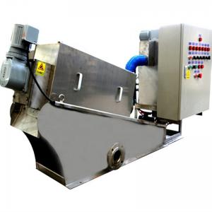 China Multi-Disk Screw Press Sludge Dehydrator Equipment for Dairy Sludge Treatment on sale