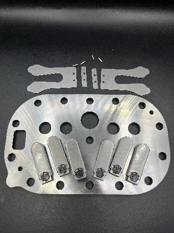 ANSI Standard Round Compressor Valve Plate With Threaded Connection
