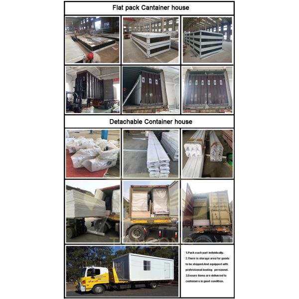 Low Cost Movable Prefab House for Container Office