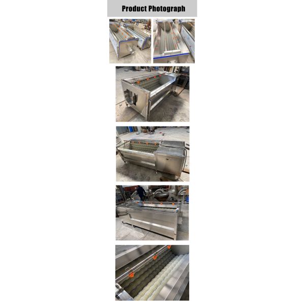 vegetable cleaning machine automatic Peeling Machine fruit vegetable potato washing cleaning line machine