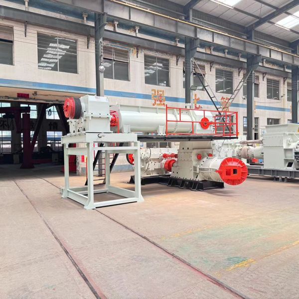 200-450kw Clay Bricks Making Machine Automatic Double Stage Vacuum Extruder For Pressure Extrusion