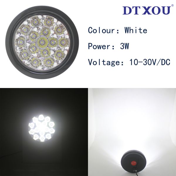 round vehicle truck trailer led tail light