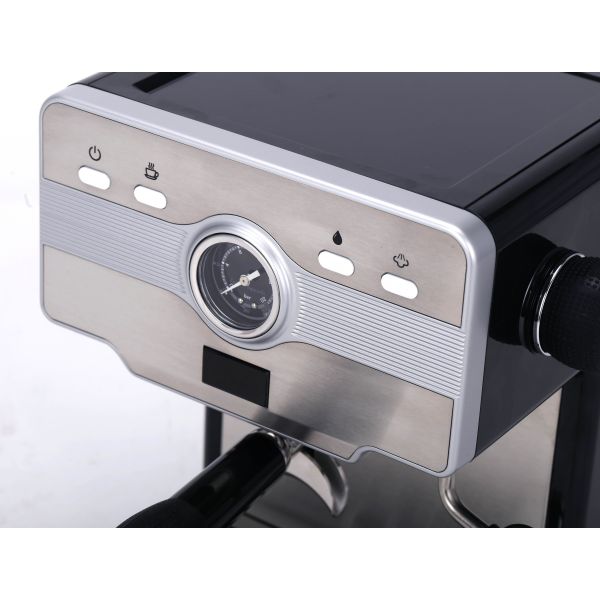 Easy Control Espresso Machine Large Capacity Espresso Maker Black Or Silver Color 100cups PP And Stainless Steel Body