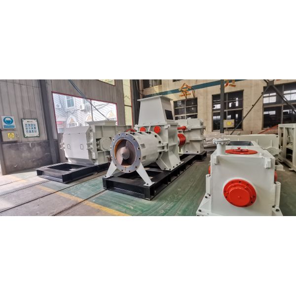Customized Brick Size Double Stage Vaccum Extruder Machine for Automatic Brick Factory
