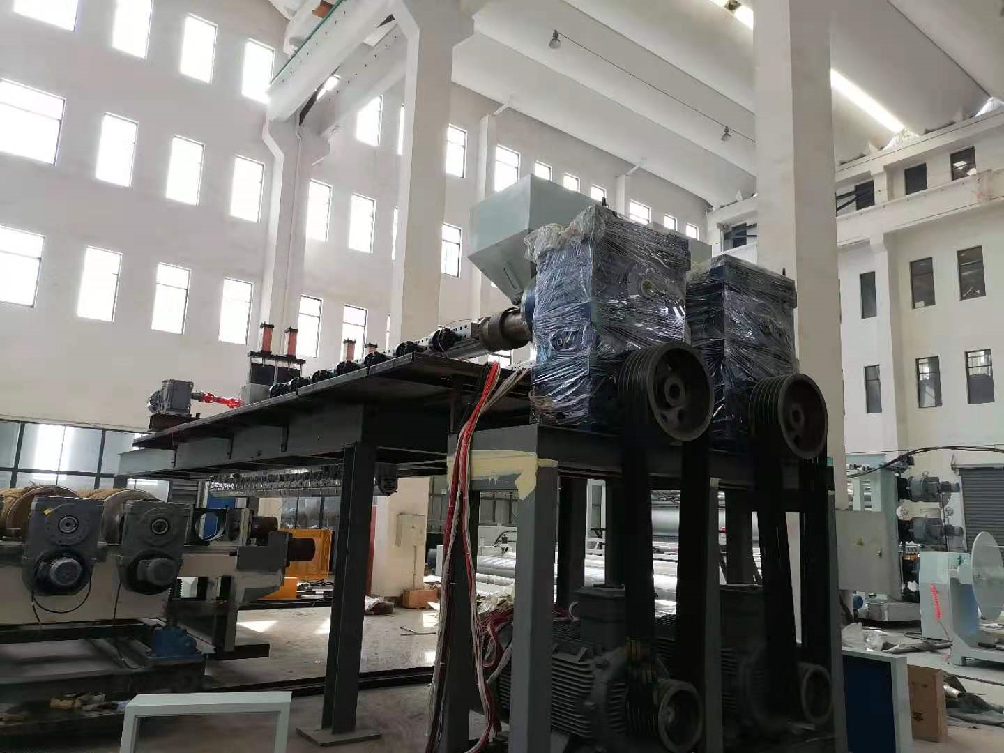 4300mm Drainage Sheet Extruders Extrusion Process