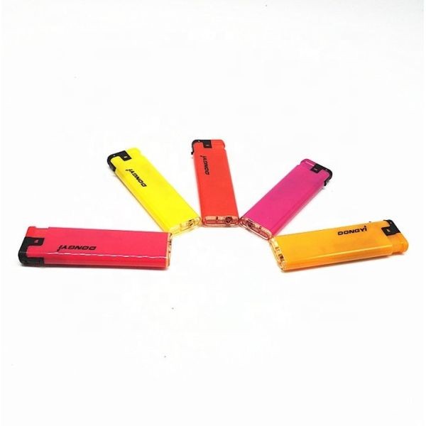 Style Compact and Slim Windproof Lighter with Surprising from Dongyi Plastic Material