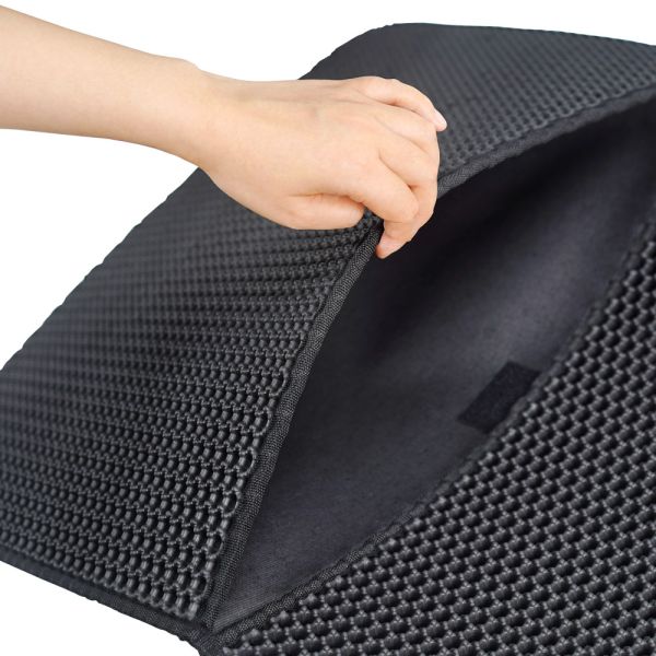Foldable 60cm Waterproof Pet Mat PU Double Layer Cat Litter Mat