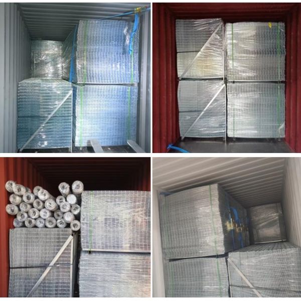 packing & delivery of welded wire mesh panels