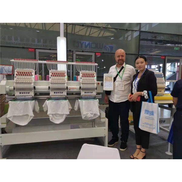 WYQ1501 Home-use Single Head Programmable and Computerized Embroidery Machine on Caps and Shirts 200-300 mm