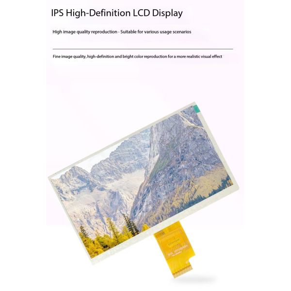 7.0 inch TFT LCD Module with 1024RGBx600 Resolution and LVDS Interface IPS Screen