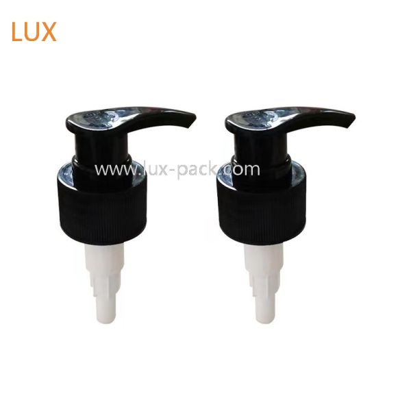 Leak-Proof 24mm 28mm Left-Right Lock Lotion Pump with 304 Spring and PP Material