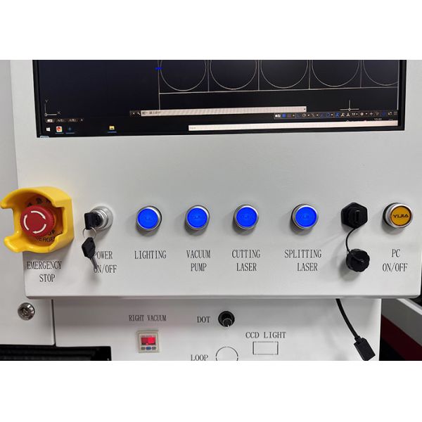 Laser Glass Cutting Machine with precise laser beam control technology to achieve high accuracy and minimal kerf width To Speed 0-500mm/s