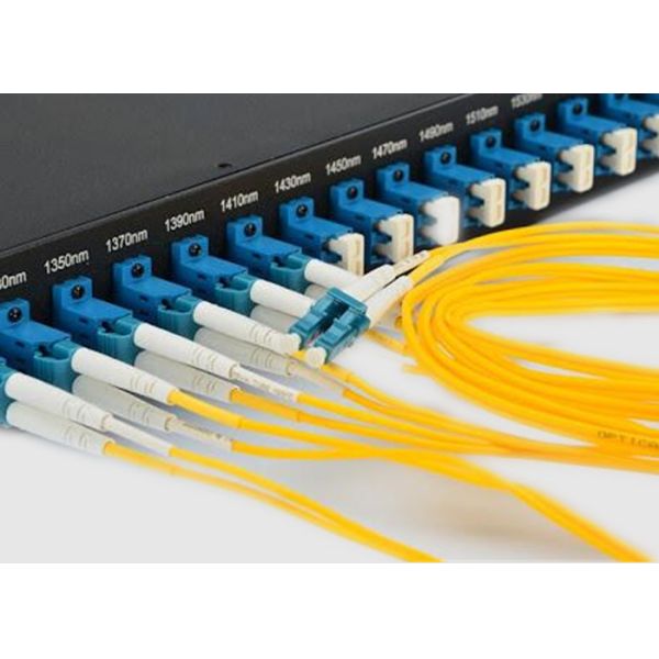 CATV 1U LC Duplex 8 Port Loaded Patch Panel