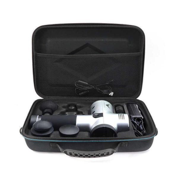 Shockproof Dustproof Waterproof EVA Massage Gun Case with Durable Handle and Customizable Size for Muscle Gun Protection