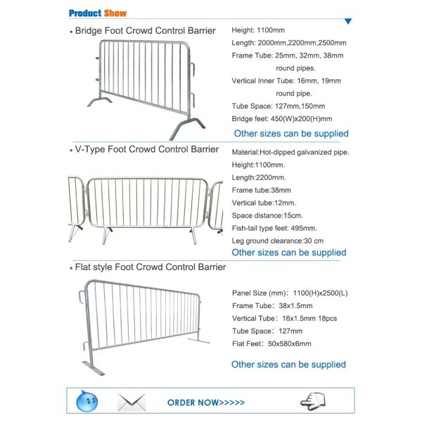 Concert Crowd Control Barriers
