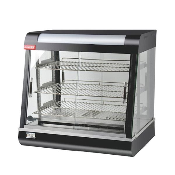 High Efficiency Cake Display Fridge / Electric Pastry Warmer Showcase