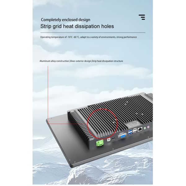 Open Frame 15 Inch Industrial Waterproof Tablet Computer USB Touchscreen Computer Embedded Square 15.6 Inch TFT LCD