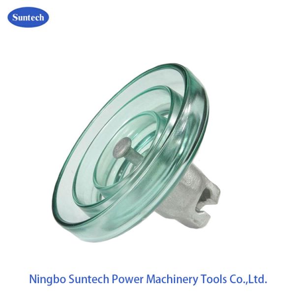 Anti Fouling 240kN Toughened Glass Electrical Insulators