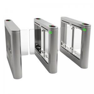 China RS485 TCP Face Recognition Swing Barrier Turnstile AC 220V on sale