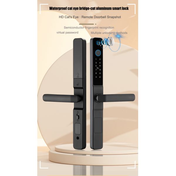 High Security S617MAX Tuya Wifi Peephole Smart Lock with Camera Password Fingerprint Password