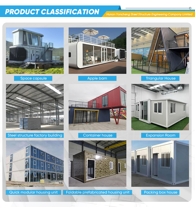 Solid Steel Prebuilt Hut, Easy Split Pack Prefabricated Box Structure for Suburban Camping Base Construction