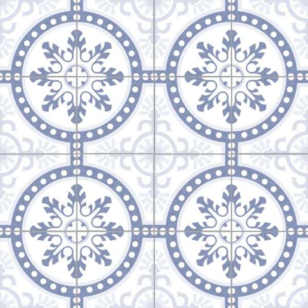 Light Blue Ceramic Rustic Tile 250x250mm for Indoor Floor