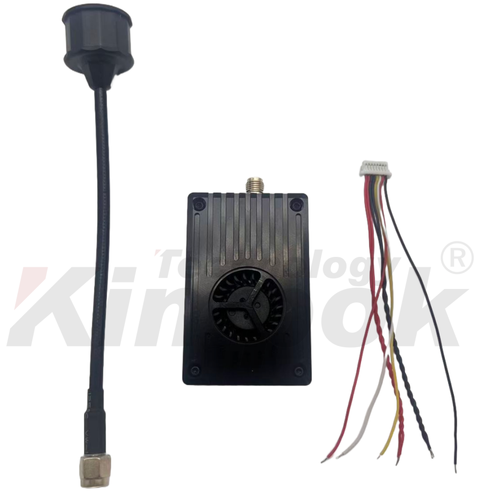 Ultra Long Range 7.2G 5W VTX FPV Drone Accessory Video Transmitter Switchable Power 25mW/2500mW/5000mW UAV VTX 64CH Image Transmission Shenzhen Made