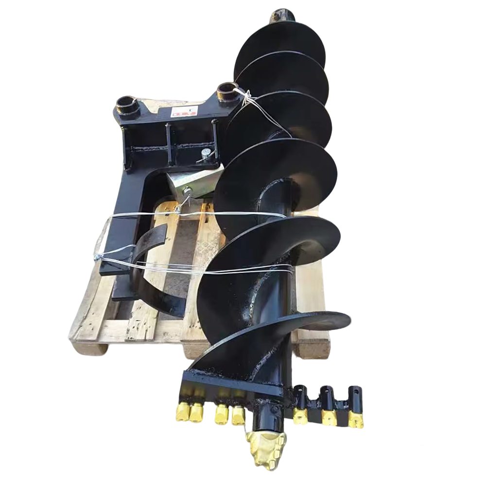 Custom Drilling Machine Auger Bits Drill Attachments for Compact Excavators