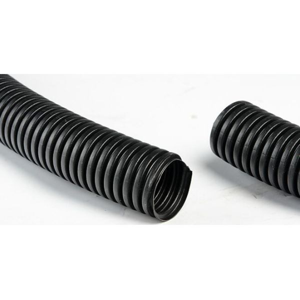 Black PE Plastic Bellows Polyethylene Threading Hose Wire And Cable Protection Sleeve