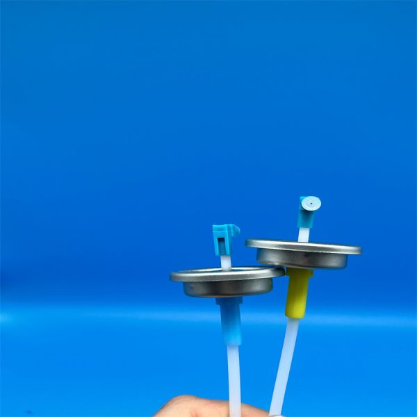 Close-up view of Metered Aerosol Valve showing detailed construction