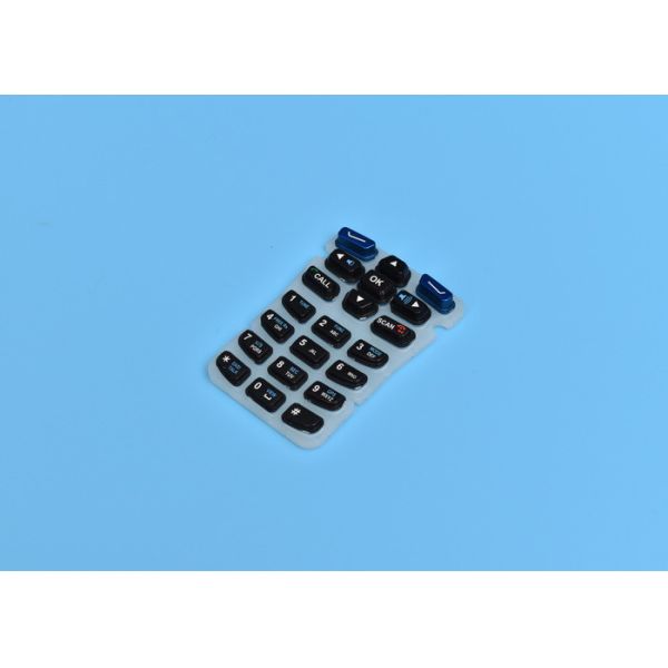 Multiple Keys Rubber Membrane Switch Panel , Heat Resisting Silicone Keypad Cover