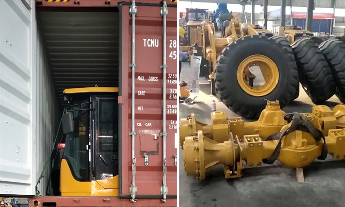 175kw Front 6 Ton Wheel Loader Articulated For Engineering Construction