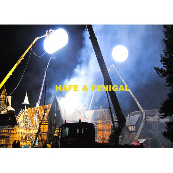 Sausage And Cube Shape 20m Balloon Lights Film Float With Helium