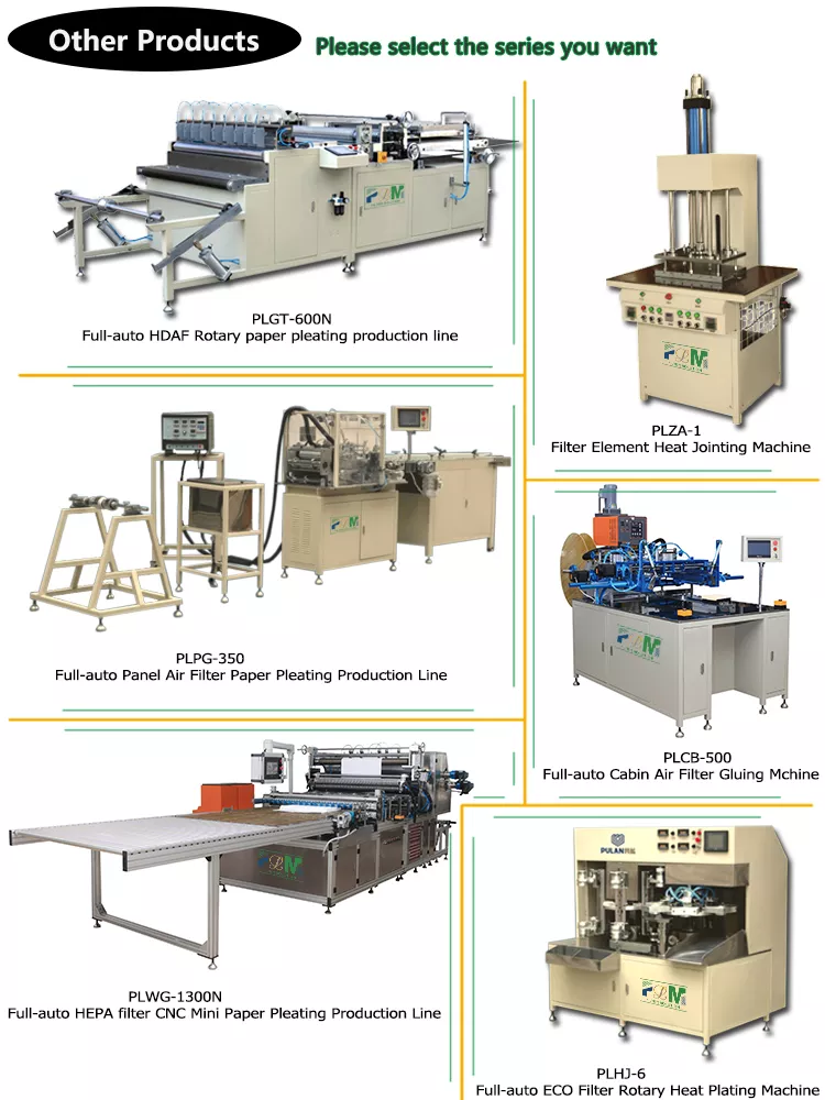Full Auto Rotary Filter Paper Pleating Machine PLGT-420