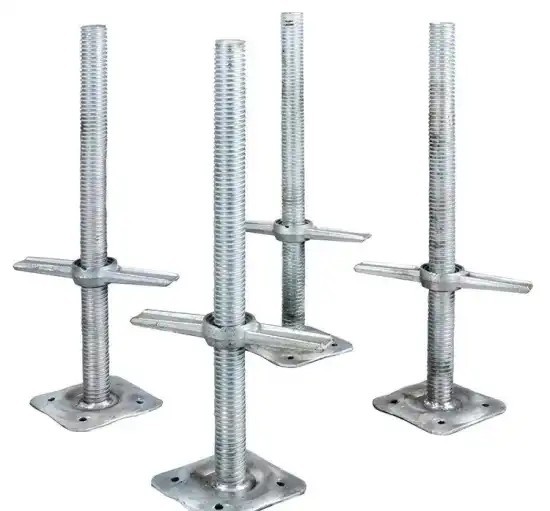 2026 Formwork And Screw Base Jack For Layher Frame Scaffolding For Construction Ladder Scaffolding Parts