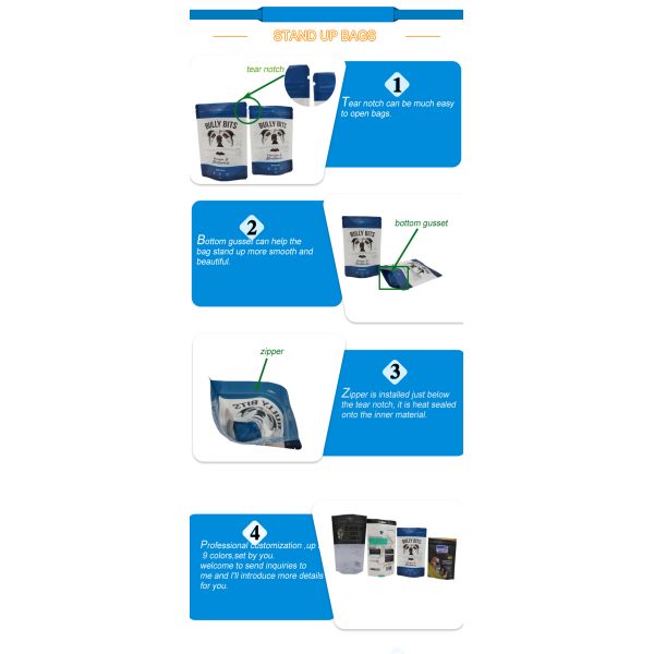 Food Grade Plastic Pouches Packaging