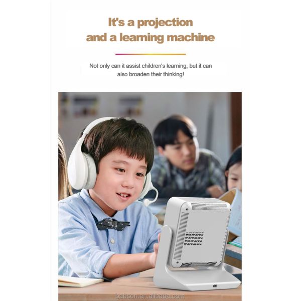 Native 720P Resolution Touch Pad Projector with Touch Screen Built-in Speaker 5G WiFi for Home Theater and Party Entertainment