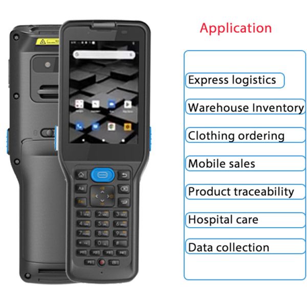 Handheld PDA Mobile Rugged Tablet Computers 3.5 Inch IP65 3+32GB Quad Core 2.0GHz WiFi