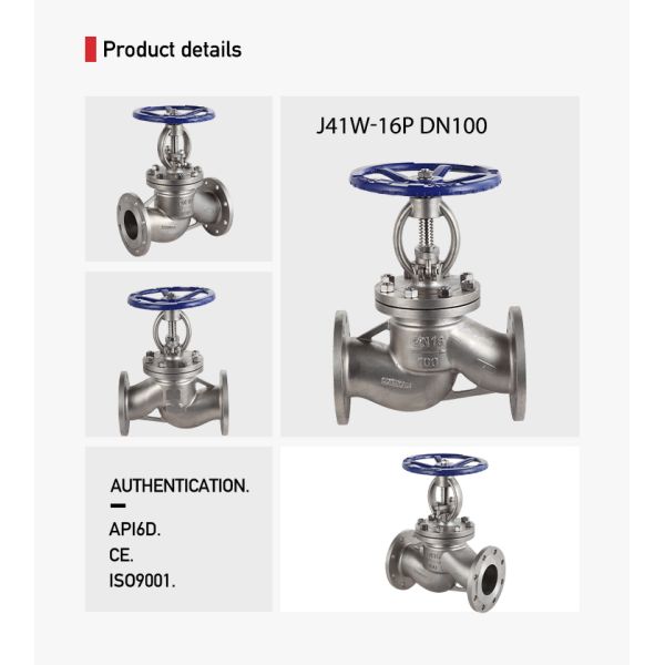 Industrial A216 WCC Steam Control Valves CE Certified