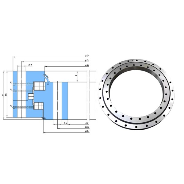 High quality Slewing bearing HYB5055