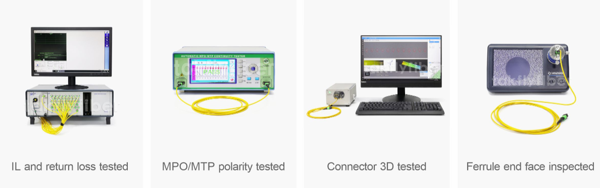 MT-2 Mini MT Patchcord with Low Insertion Loss and Precision Length Tolerance for QSFP Modules