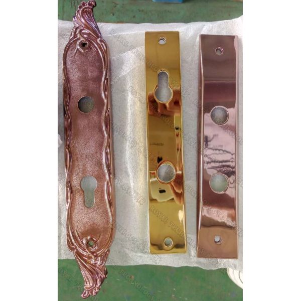 Rose Gold Door Handle Ion Plating Machine , Titanium Nitride Pvd Coating Equipment