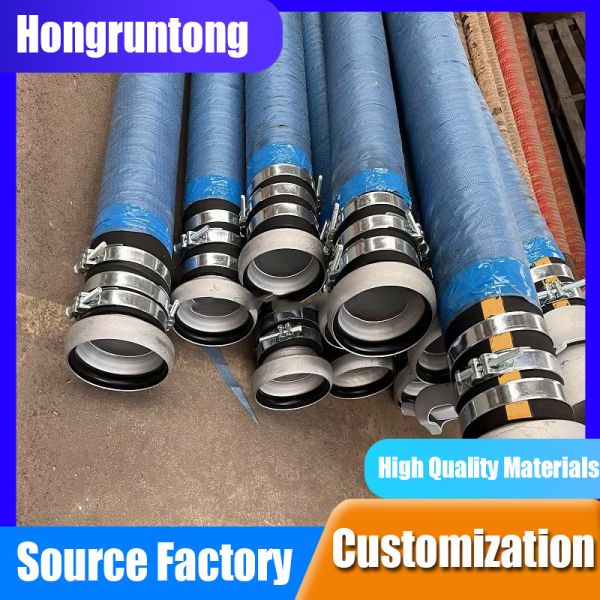 Dredge hose in operational use