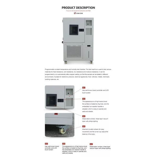 High And Low Temperature Humidity Stability Rain Test Chamber OEM